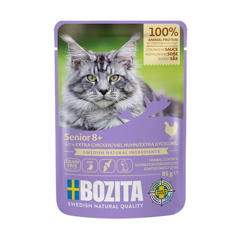 Bozita Senior 8+ Kyckling i Sås 85 g | Kundernas favorit