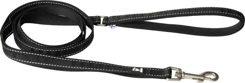 Hurtta Casual ECO Reflexkoppel Svart 180 cm | Nytt lägre pris