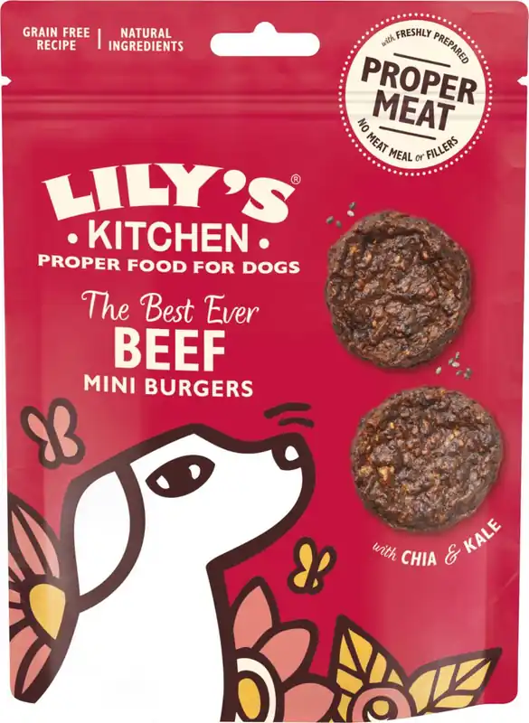 The Best Ever Beef Mini Burgers Hundgodis - 70 g | Direkt från tillverkaren