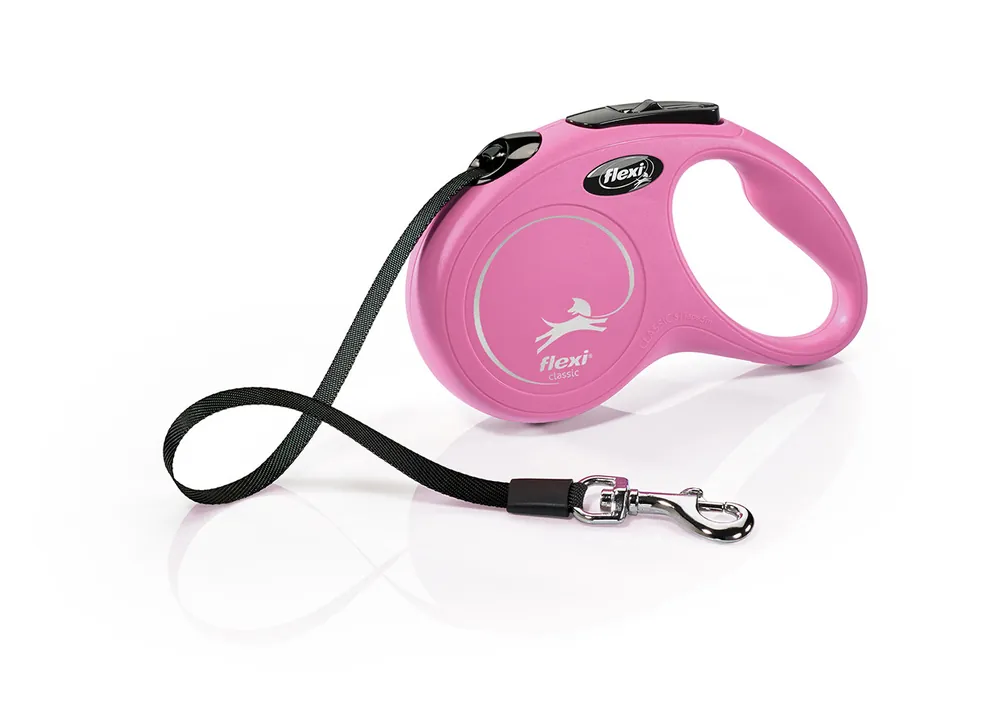Populärt just nu - Koppel Flexi New Classic Tape Rosa XS 3 m
