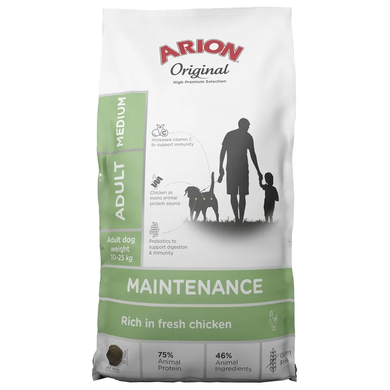 Original Maintenance Medium Torrfoder för Hundar - 2 kg - Tillverkarpris