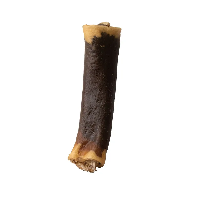 Hundtugg Rawhide Beef Hairy - L | Enkel retur