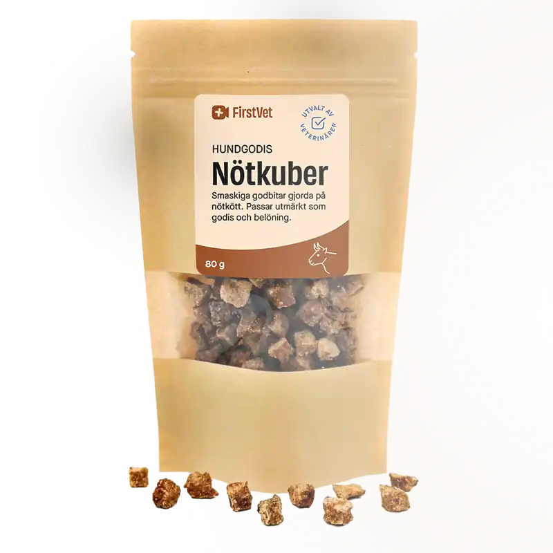 FirstVets hundgodis - med smak av nöt - 80 g | Handla nu
