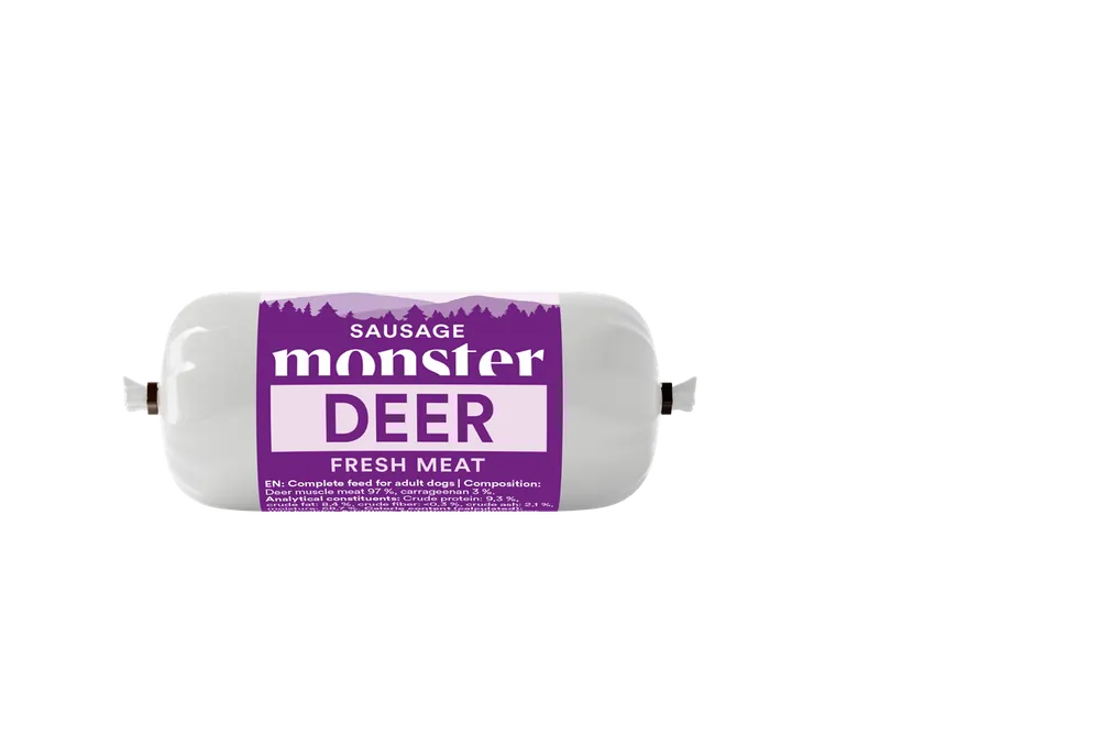 Hög kvalitet - Dog Sausage Deer Hundfoder - 80 g