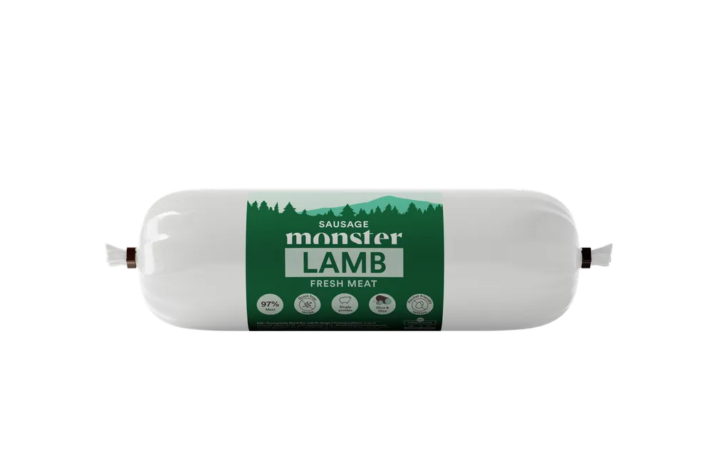 Dog Sausage Lamb Hundfoder - 12 x 200 g | Tryggt köp