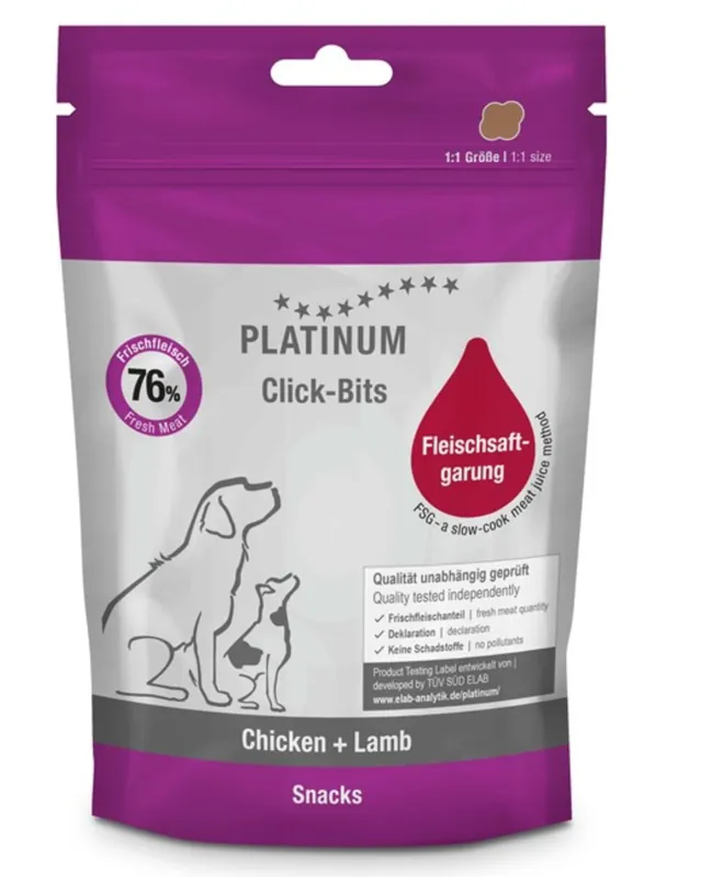 Click-Bits Chicken+Lamb Hundgodis - 150 g | Riktigt fynd