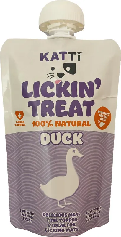 Lickin Treat krämigt Kattgodis med Anka - 75 g | Passa på