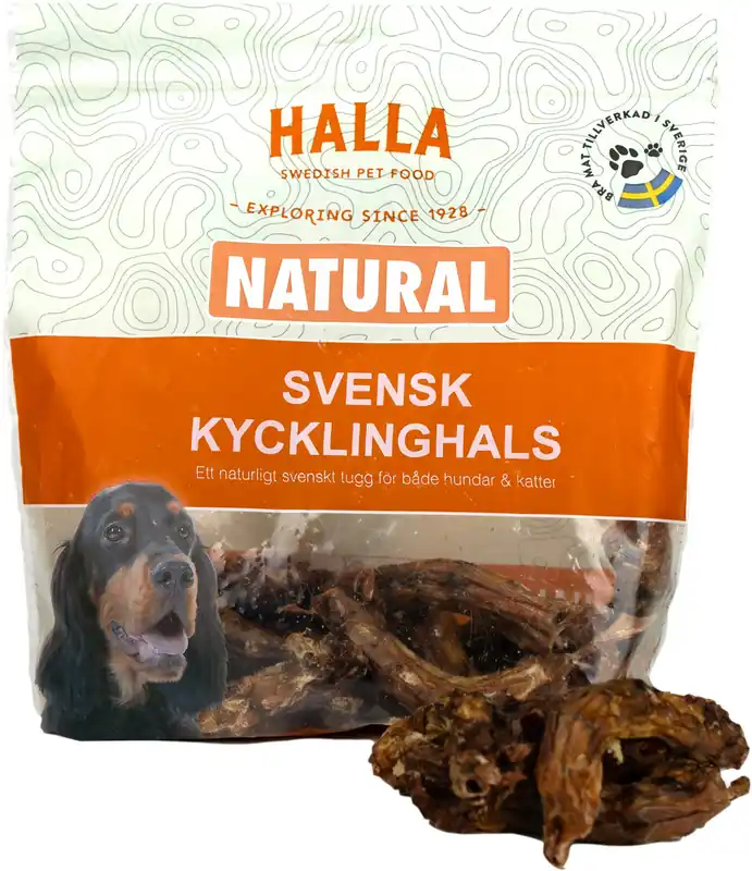 Svensk kycklinghals hundgodis - 180 g - Bra pris just nu