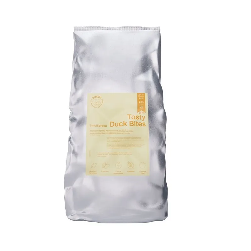 Försäljningssuccé | Tasty Duck Bites Torrfoder för Hund - 17 kg