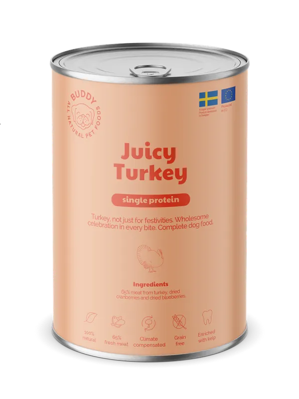 Buddy Juicy Turkey 400 g | Finns nu