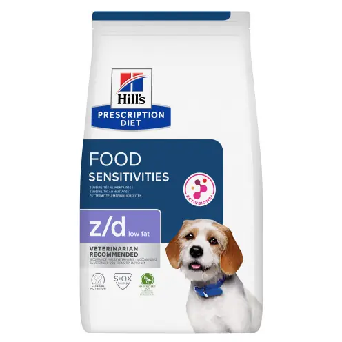 Sista dagarna - Prescription Diet z/d Low Fat Adult Food Sensitivities Torrfoder till Hund - 10 kg