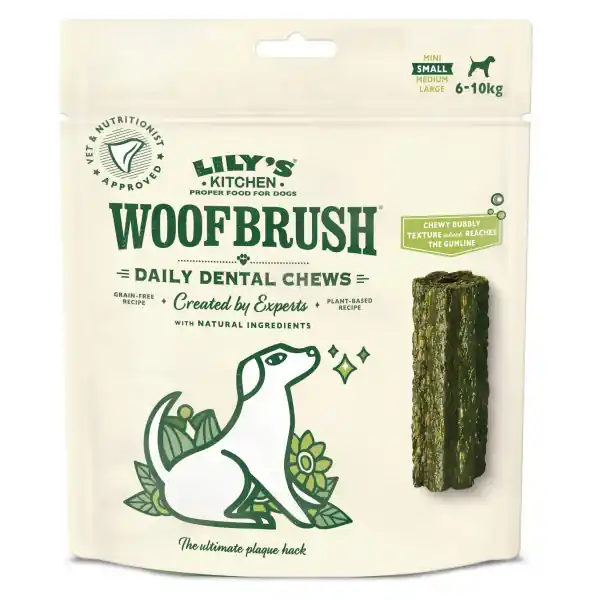 Dental Chews Woofbrush Tuggben till Hund - S - Slutrea