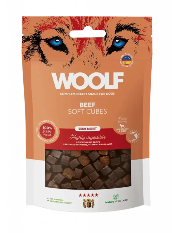 Skynda dig | Soft Cubes Nöt Hundgodis - 100 g