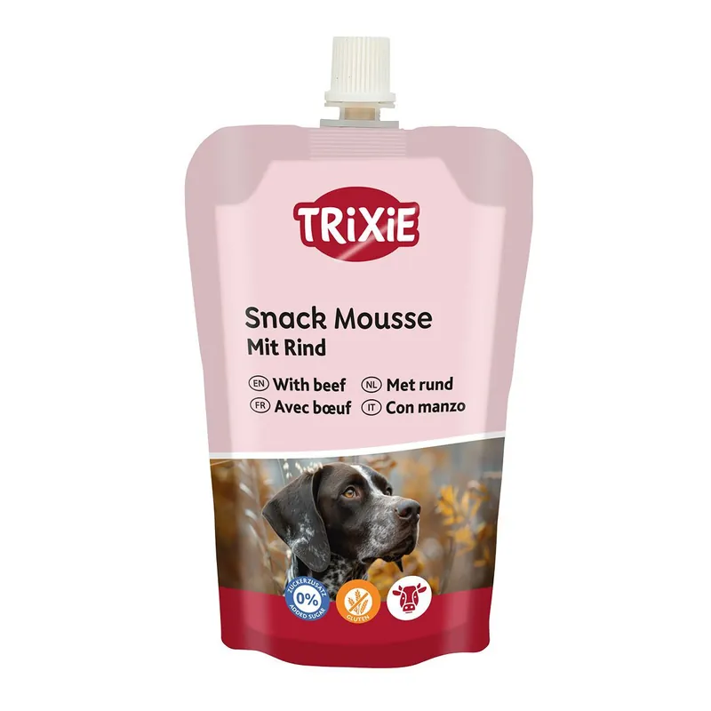 Efterfrågad | Snack Mousse Nöt i tub för hund - 200 g