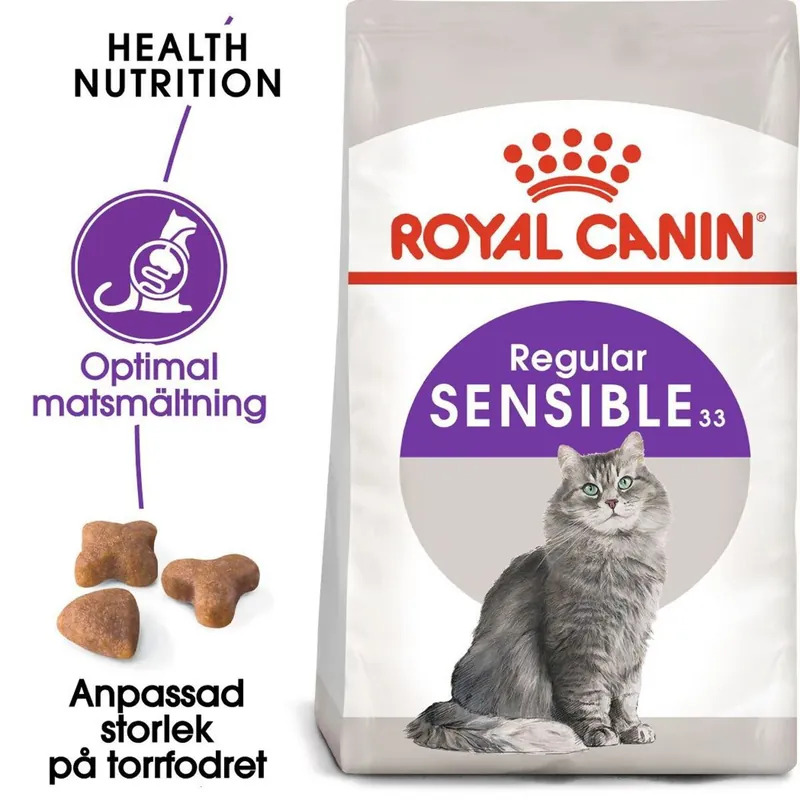 Royal Canin Sensible Adult Torrfoder för katt 2 kg | Precis lanserat