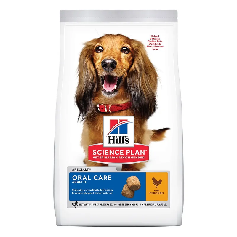 Nyhet i webbutiken - Hill‘s Science Plan Hund Oral Care Adult 1+ Medium Kyckling 2 kg