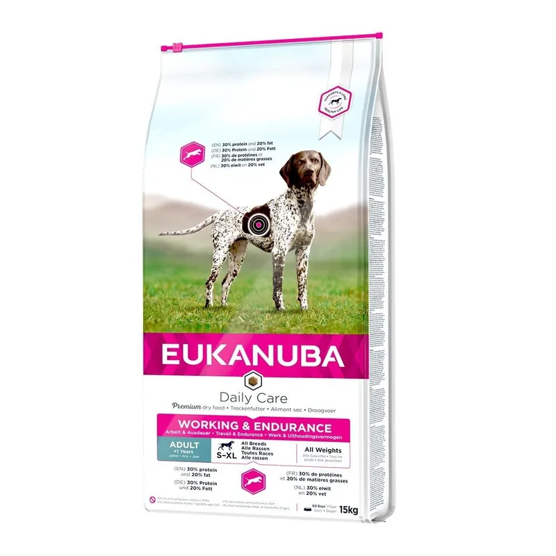 Direkt från tillverkaren | Eukanuba Dog Daily Care Adult Working & Endurance (15 kg)