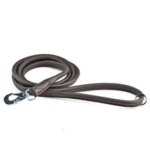 Feel Leather Rundsytt Läderkoppel Brun (10 mm x 180 cm) | Lågt pris
