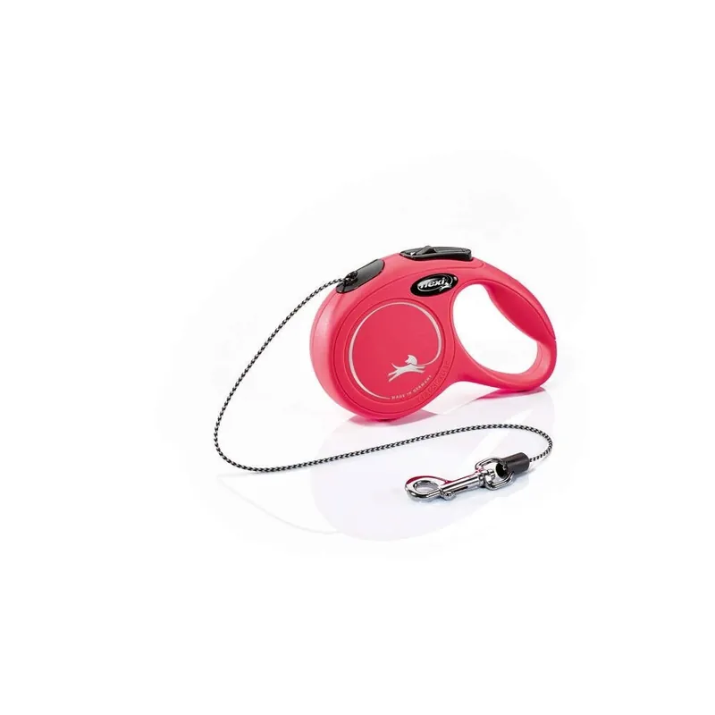 Riktigt fynd - Koppel Flexi New Classic Cord Röd XS 3 m