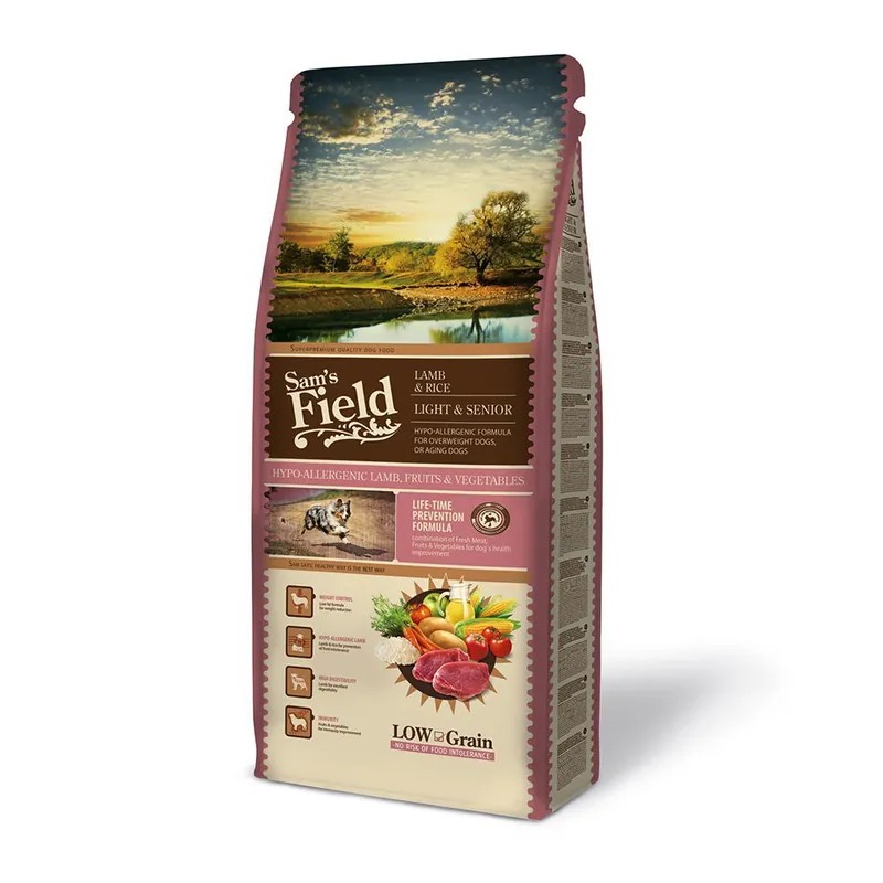 Sam‘s Field Light & Senior Lamb & Rice (13 kg) | Extra rabatt
