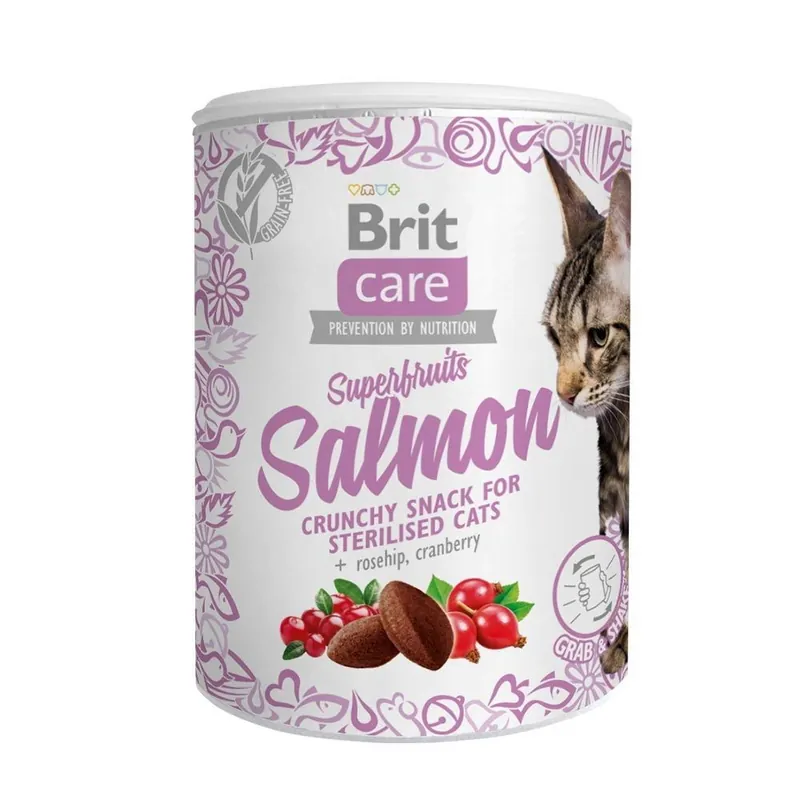 Brit Care Cat Snack Superfruits Salmon | Toppkvalitet