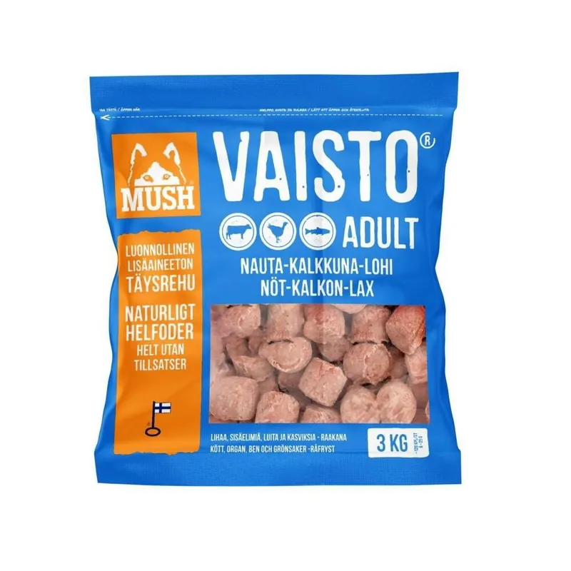 Premium | Mush Vaisto Nöt-Kalkon-Lax (3 kg)