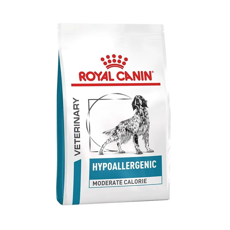 Köp direkt | Royal Canin Veterinary Diets Derma Hypoallergenic Moderate Calorie torrfoder för hund 1,5 kg