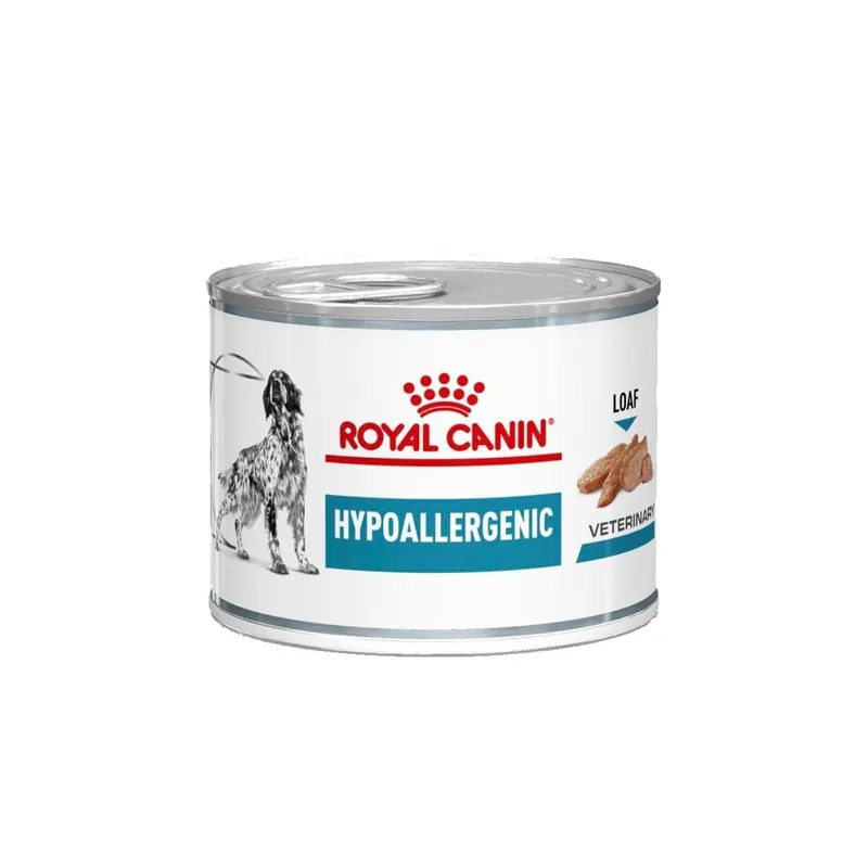 Royal Canin Veterinary Diets Dog Hypoallergenic Loaf (12x200 g) | Nedsatt pris