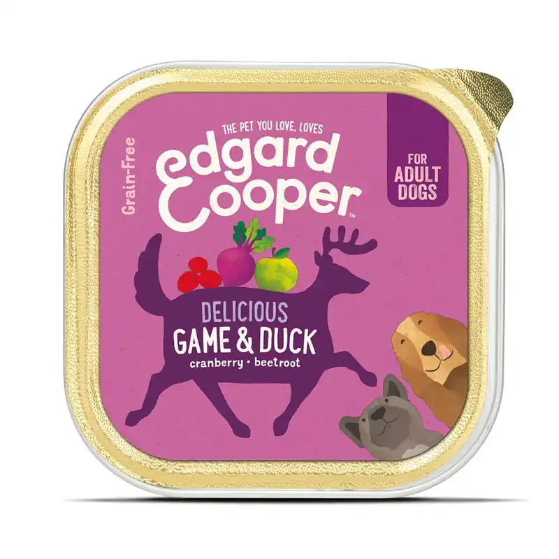 Nyligen tillagt - Edgard & Cooper Dog Game & Duck (150 g)