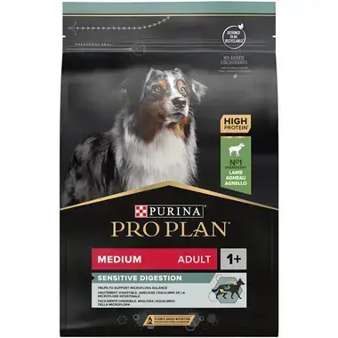 Purina Pro Plan Medium Adult Sensitive Digestion Lamm 3 kg - Gratis retur