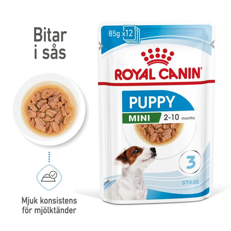 Handla säkert - Royal Canin Mini Puppy Våtfoder för hundvalp 12x85 g