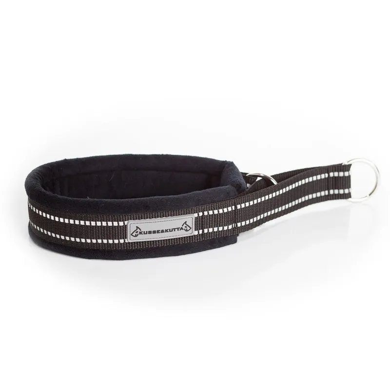 Kusse&Kutta Hundhalsband Bred Modell Svart (10) | Rabatter