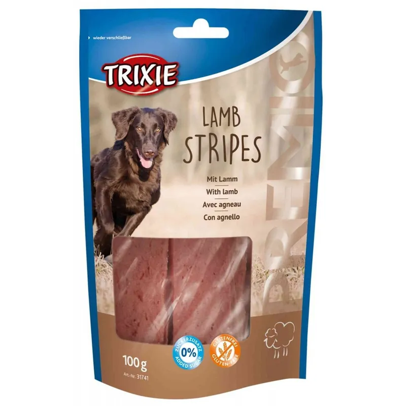 Tryggt köp - Trixie Premio Lammstrips 100 g