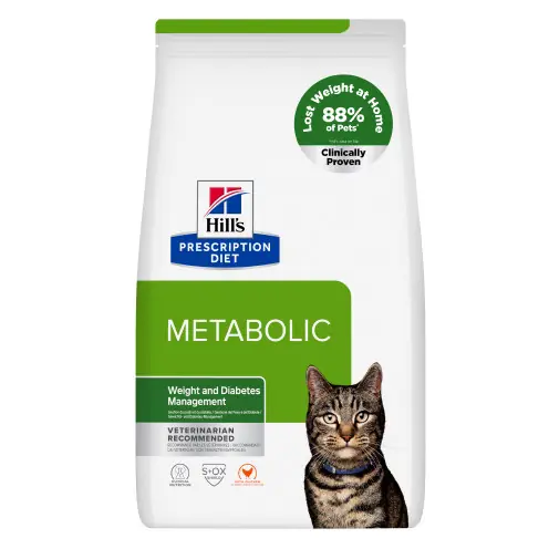 Hill‘s Prescription Diet Feline Metabolic Weight Loss & Maintenance Chicken (1,5 kg) | Snabb frakt