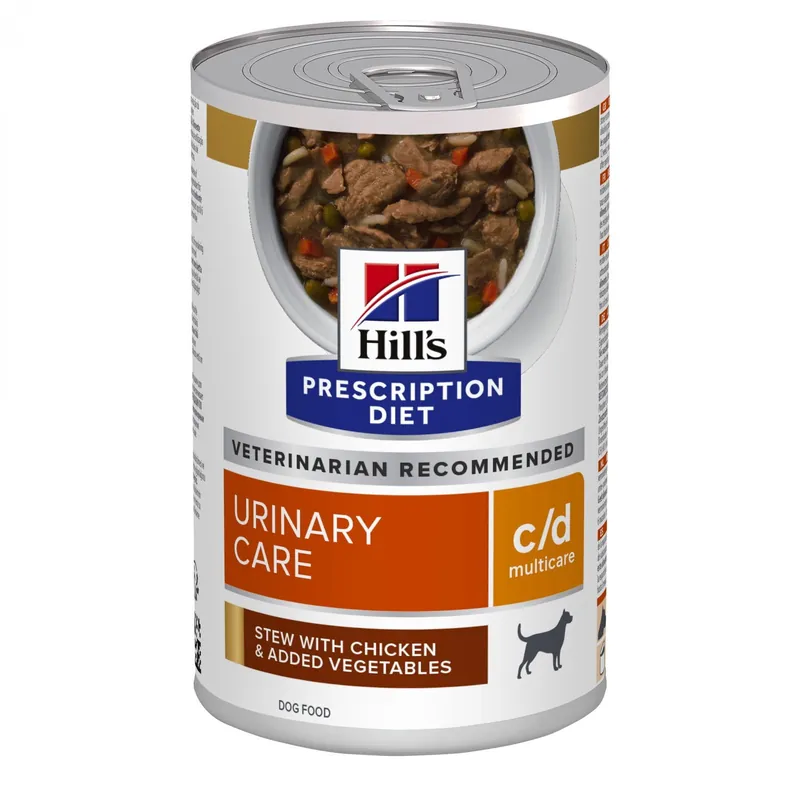 Hill’s Prescription Diet Canine c/d Urinary Care Multicare Stew Chicken & Vegetables 354 g - Kanonpris