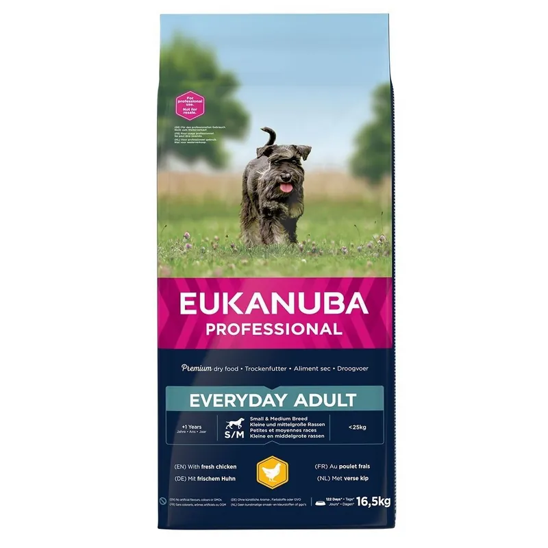 Eukanuba Dog Everyday Small / Medium 16,5 kg - Populär