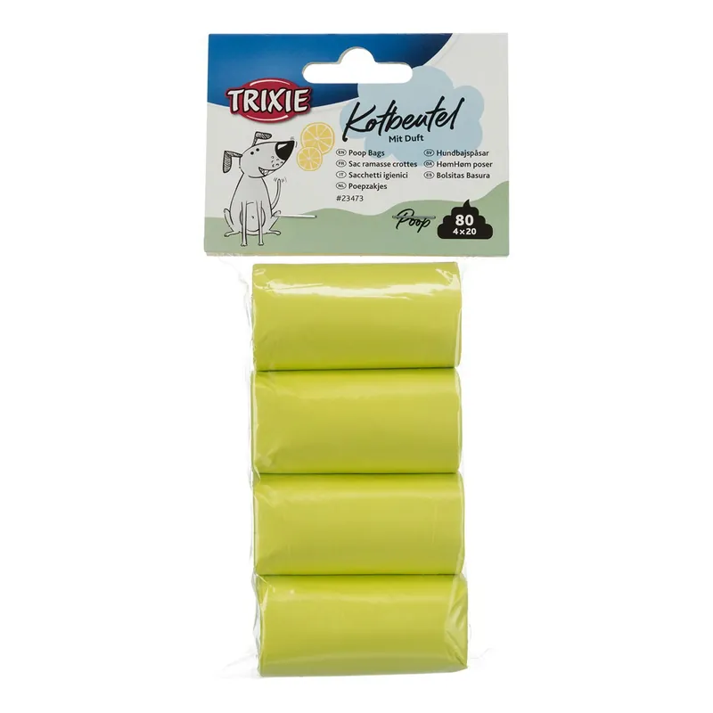 Trixie Bajspåse med Citrondoft 4x20-pack - Topprodukt