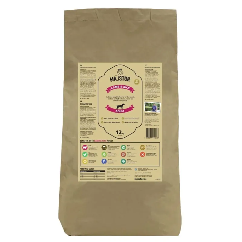 Majstor Lamm & Ris Adult Genuin (12 kg) | Endast idag