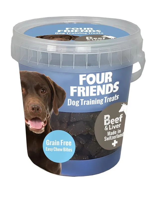 Belöningsgodis FourFriends Training T Beef & Liver 400g | Bra pris just nu
