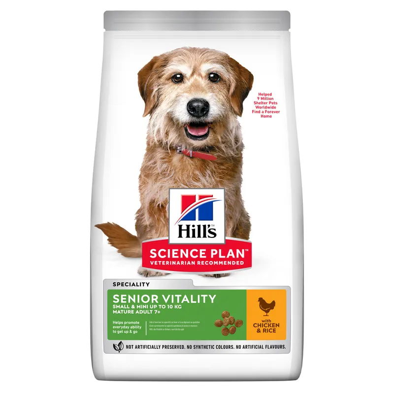 Hill‘s Science Plan Dog Adult 7+ Youthful Vitality Small & Mini Chicken (6 kg) - Favorit