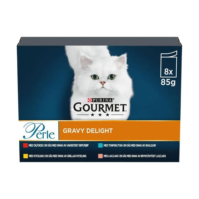 Gourmet Perle Gravy Delight 8x85 g - Begränsat antal