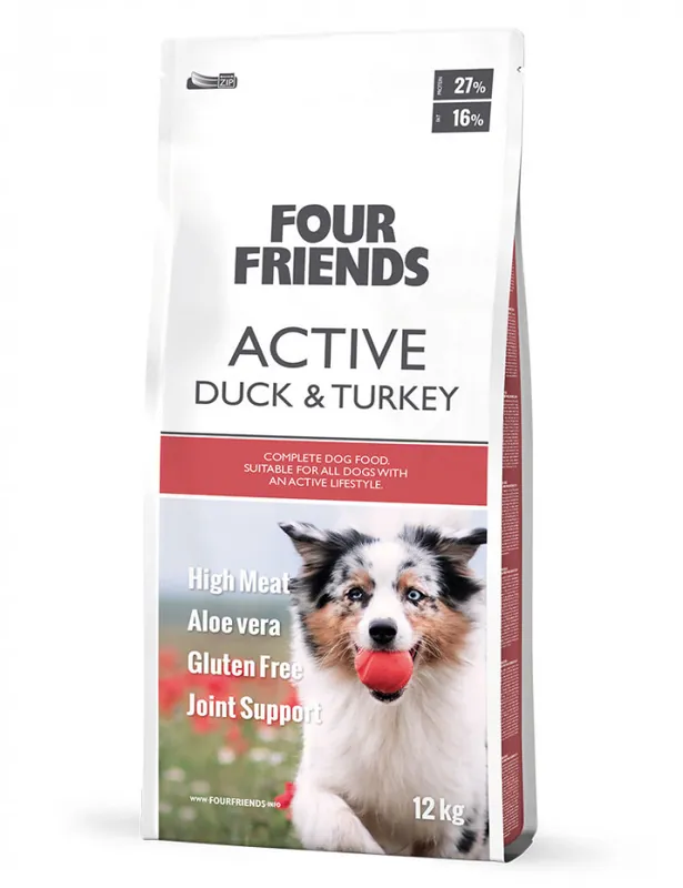 Rea | FourFriends Dog Active Duck & Turkey 12 kg