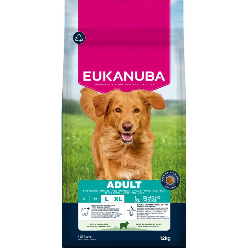Eukanuba Adult LB Lamb&Rice (12 kg) | Passa på nu