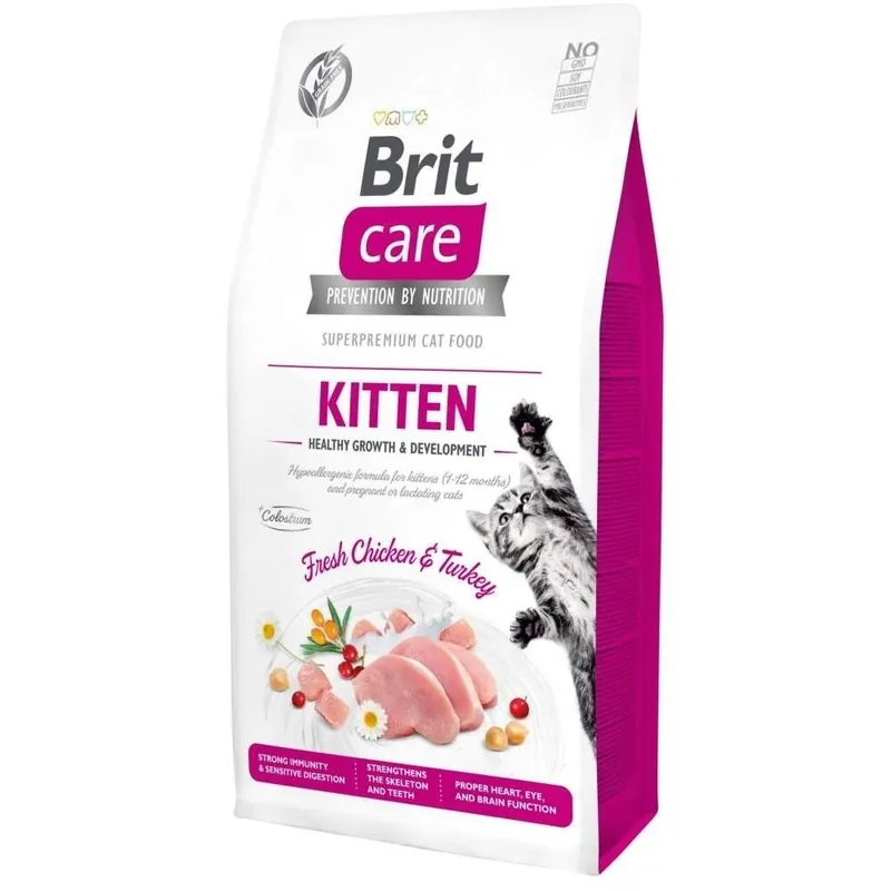 Brit Care Cat Grain Free Kitten Healthy Growth & Development (400 g) - Extra rabatt