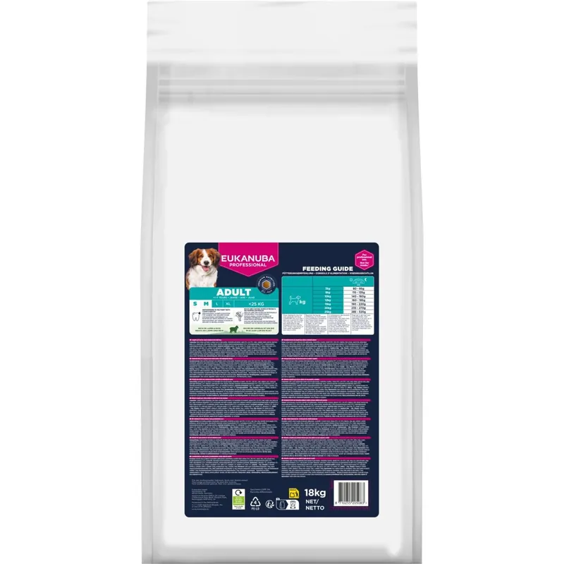 Tillverkarpris | Eukanuba Adult SMB Lamb&Rice (18 kg)