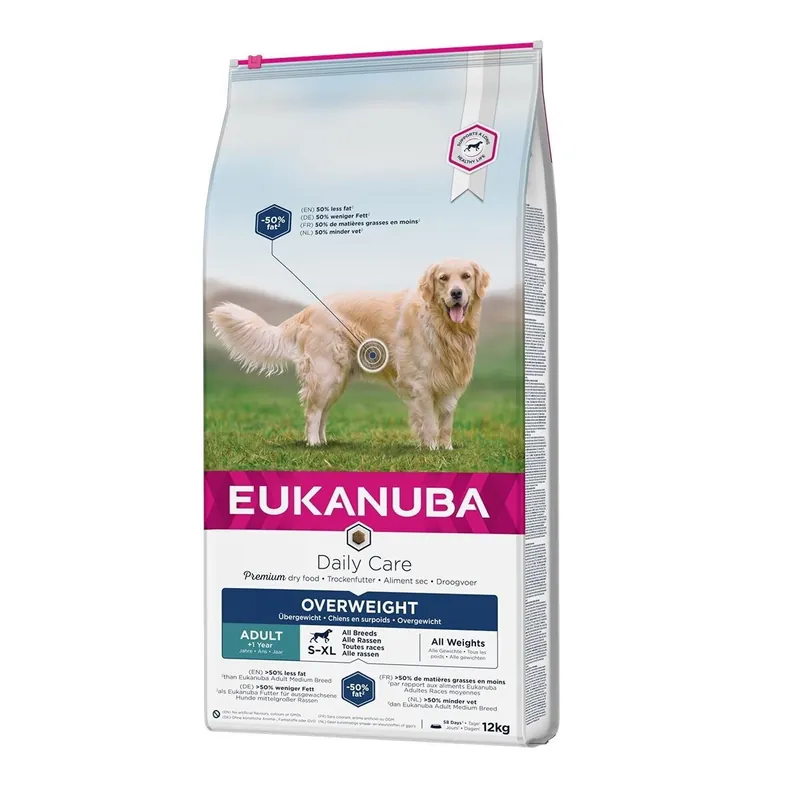 Eukanuba Dog Daily Care Adult Overweight All Breeds (12 kg) - Extra bra pris