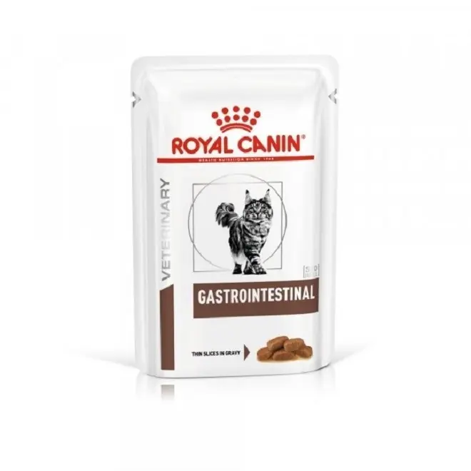 Royal Canin Veterinary Diets Cat Gastrointestinal Slices in Gravy 12x85 g - Tillverkarpris