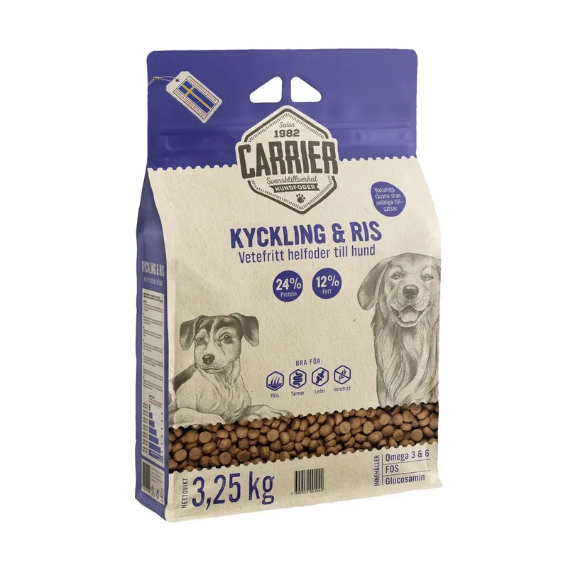 Försäljningssuccé | Carrier Kyckling & Ris (3,25 kg)