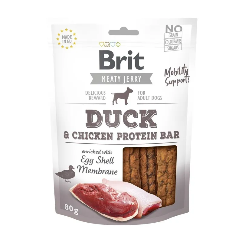 Brit Care Meaty Jerky Proteinbar Duck 80 g | Slutrea