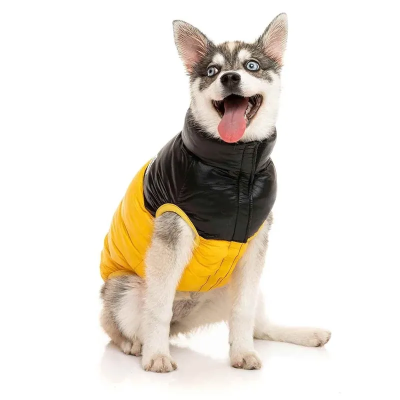 Outlet | FuzzYard Harlem Puffer Hundjacka Gul (5)